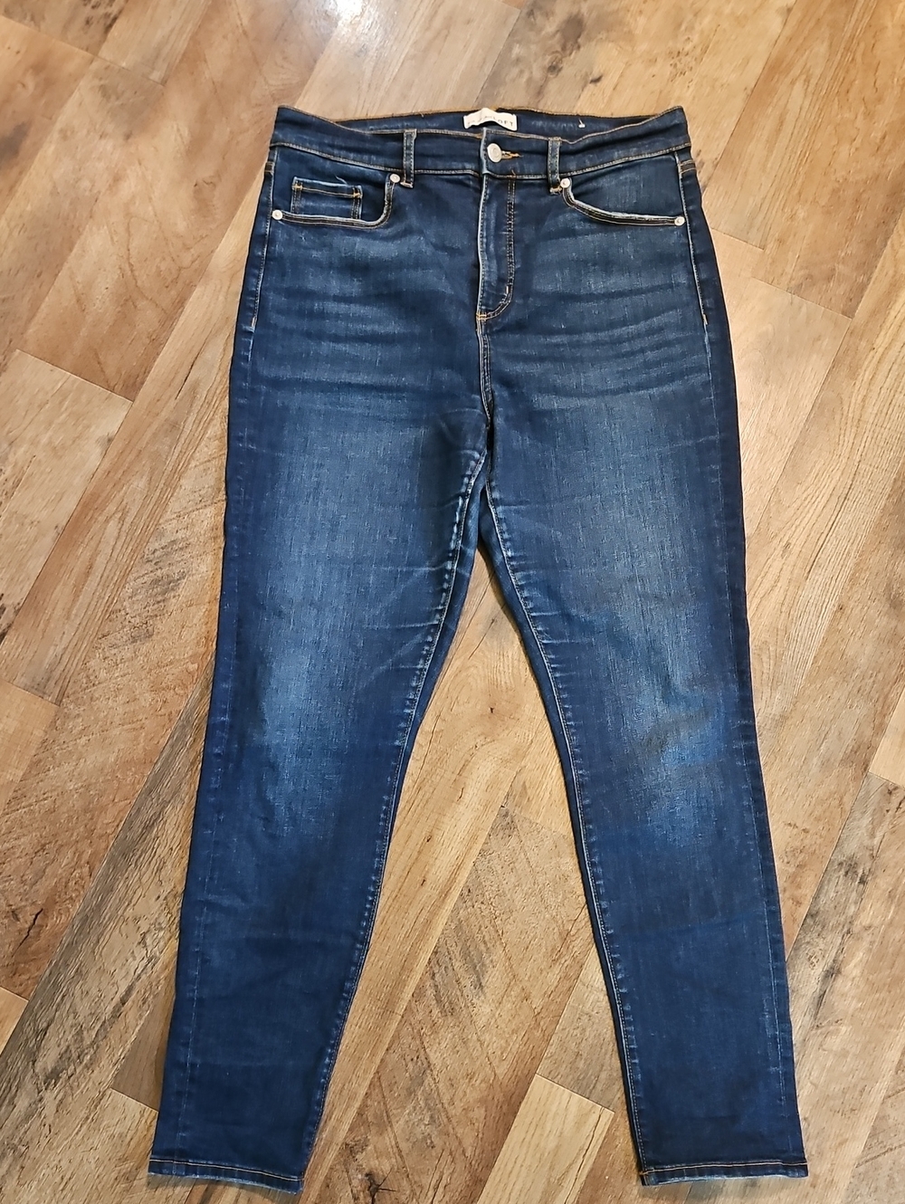 👖LOFT "The Skinny" Dark Blue High-Rise Jeans